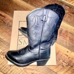 Kids Black Smokey Mountain cowboy boots